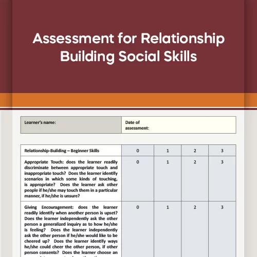 Assessment for Relationship Building Social Skills