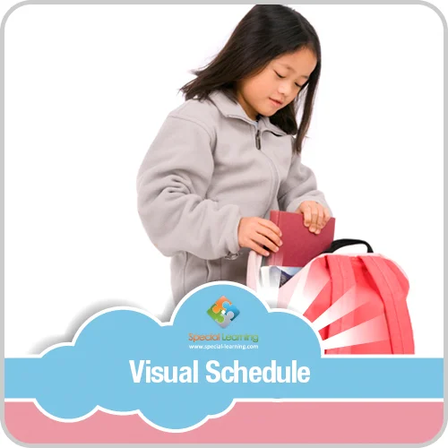 Getting Ready for School Girl Visual Schedule