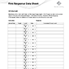 First Response Data Sheet