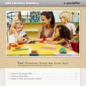 elementary school 23 Hearing Evaluation for children with Autism