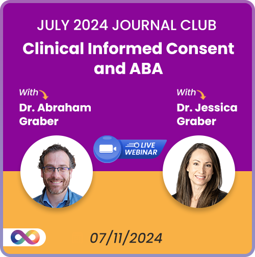 journal club july pro icon Dr. Jessica Graber, BCBA-D